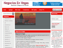 Tablet Screenshot of negociosenvegas.com